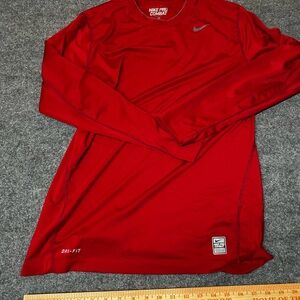 Nike Pro Combat Red Dri-FIT Shirt size large check photos for condition